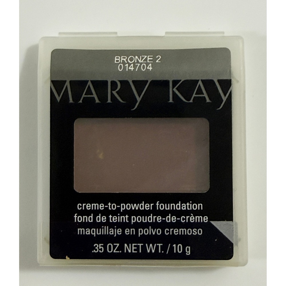 Mary Kay Creme-to-Powder Foundation Women Bronze 2 Refill Pan 014704 New